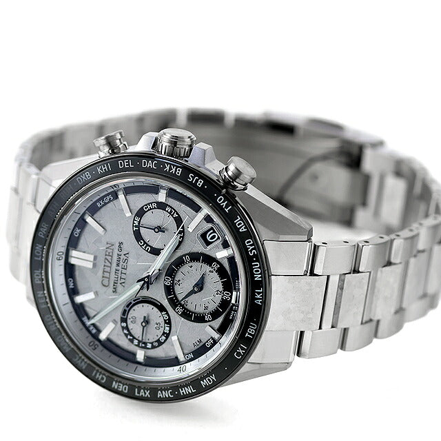 Outlet Citizen Attesa Actline Eco-Drive GPS Satellite Radio Watch Brand Men&