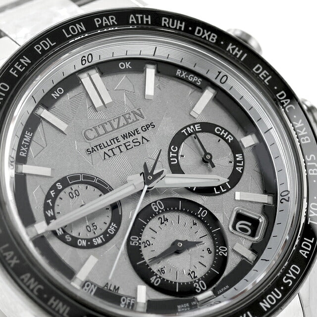 Outlet Citizen Attesa Actline Eco-Drive GPS Satellite Radio Watch Brand Men&