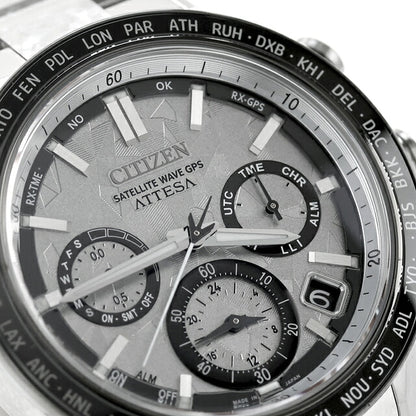 Outlet Citizen Attesa Actline Eco-Drive GPS Satellite Radio Watch Brand Men&