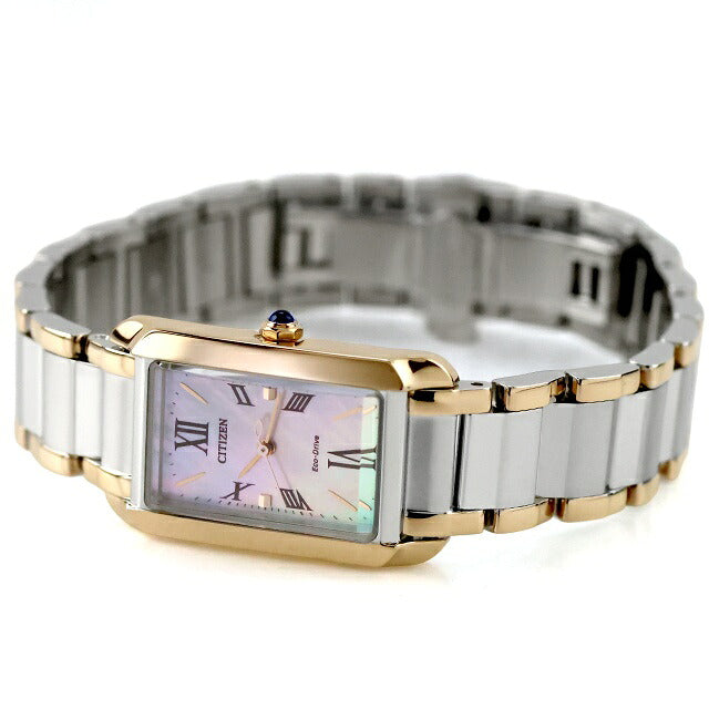 Outlet Citizen L Eco-Drive Watch Brand Ladies Solar CITIZEN L EW5624-54Y Analog Pink Shell Gold OL-EW5624-54Y