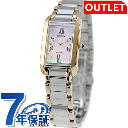Outlet Citizen L Eco-Drive Watch Brand Ladies Solar CITIZEN L EW5624-54Y Analog Pink Shell Gold OL-EW5624-54Y