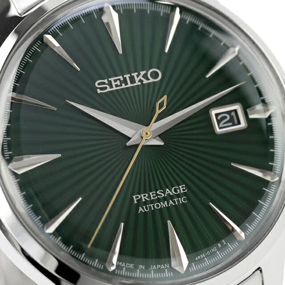 アウトレット セイコー プレザージュ Cocktail Time 自動巻き 腕時計 ブランド メンズ SEIKO PRESAGE SARY271 アナログ グリーン 日本製 OL-SARY271