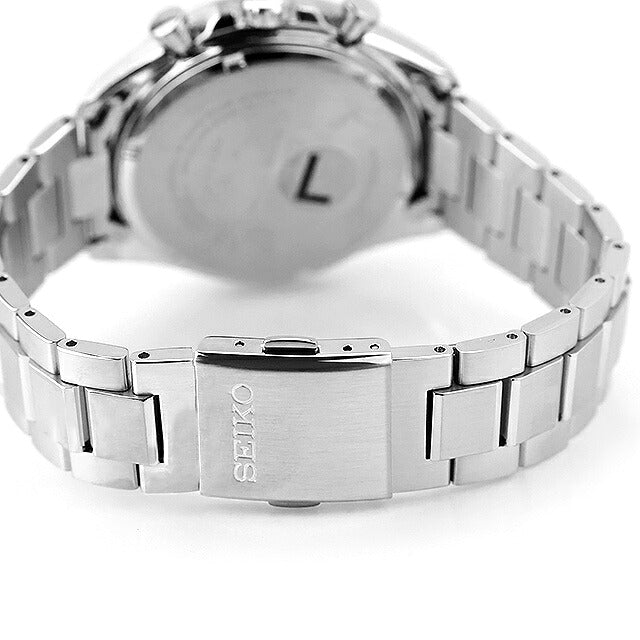 アウトレット セイコーセレクション Sシリーズ ソーラー 腕時計 ブランド メンズ クロノグラフ SEIKO SELECTION SBPY179 アナログ ホワイト 白 OL-SBPY179