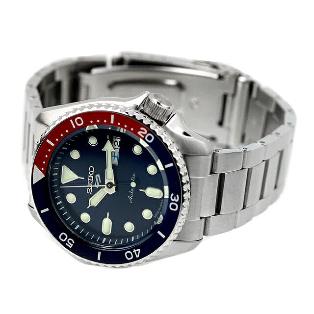 アウトレット セイコー5 スポーツ 日本製 自動巻き 機械式 限定モデル メンズ 腕時計 ブランド SKX Series SBSA003 SKX SEIKO スポーツ ネイビー OL-SBSA003