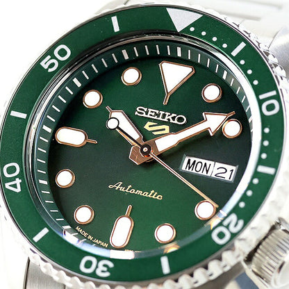 アウトレット セイコー5 スポーツ 日本製 自動巻き 機械式 限定モデル メンズ 腕時計 ブランド SKX Series SBSA013 SEIKO スポーツ グリーン OL-SBSA013