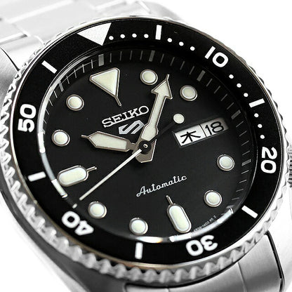 アウトレット セイコー5 スポーツ SKX Series 自動巻き 機械式 腕時計 ブランド メンズ レディース SEIKO SBSA225 アナログ ブラック 黒 日本製 OL-SBSA225