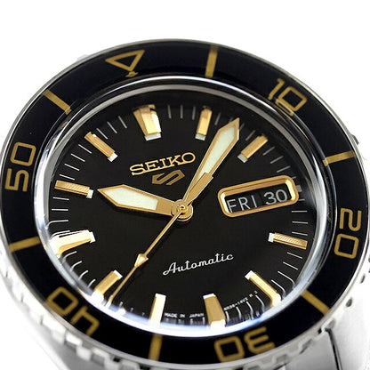 アウトレット セイコー5 スポーツ スーツ スタイル 自動巻き 腕時計 ブランド メンズ Seiko 5 Sports SKX Series SBSA261 アナログ ブラック 黒 日本製 OL-SBSA261