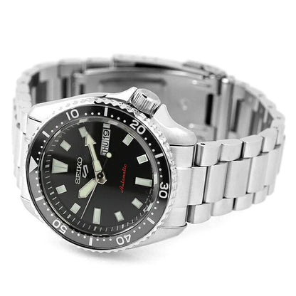 アウトレット セイコー5 スポーツ SKX Series New Design 自動巻き 腕時計 ブランド メンズ Seiko 5 Sports SBSA305 アナログ ブラック 黒 日本製 OL-SBSA305