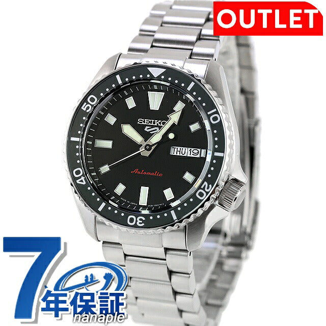 アウトレット セイコー5 スポーツ SKX Series New Design 自動巻き 腕時計 ブランド メンズ Seiko 5 Sports SBSA305 アナログ ブラック 黒 日本製 OL-SBSA305