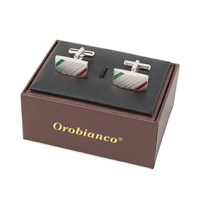 オロビアンコ カフス ブランド Orobianco ORC167A シルバー トリコロール アクセサリー ORC167A
