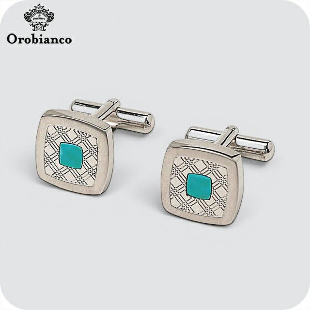 オロビアンコ カフス ブランド Orobianco ORC372B シルバー グリーン アクセサリー ORC372B
