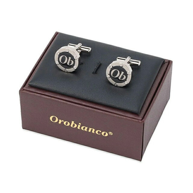 オロビアンコ カフス ブランド Orobianco ORC540A シルバー ブラック アクセサリー ORC540A