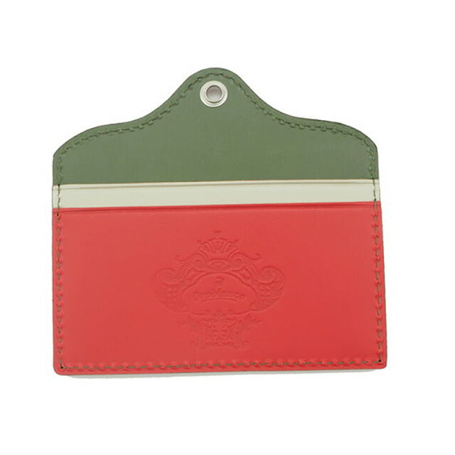 オロビアンコ IDケース メンズ レディース ブランド Orobianco 真鍮、牛革 カード入れ パスケース コンパクト ORID-010TR トリコロール 小物 ORID-010TR