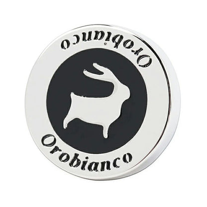 オロビアンコ ピンズ ラペルピン ブランド Orobianco ORP001A シルバー ブラック アクセサリー ORP001A