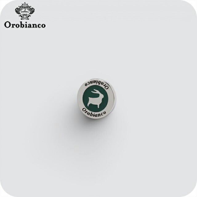 オロビアンコ ピンズ ラペルピン ブランド Orobianco ORP001B シルバー グリーン アクセサリー ORP001B