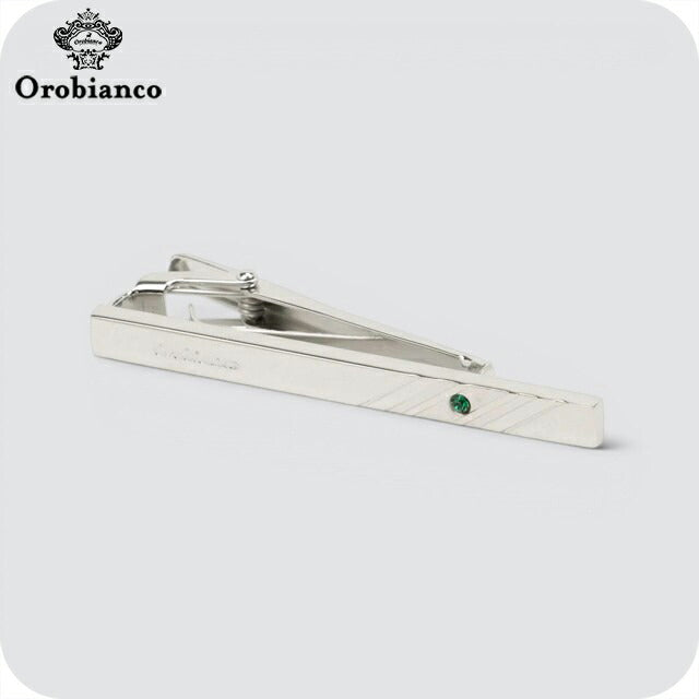 オロビアンコ ネクタイピン ブランド Orobianco ORT587A-05 シルバー グリーン アクセサリー ORT587A-05