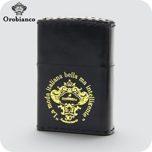オロビアンコ ライター ブランド Orobianco 30周年記念限定モデル ZIPPO オイルライター ORZ-030BK ブラック ORZ-030BK