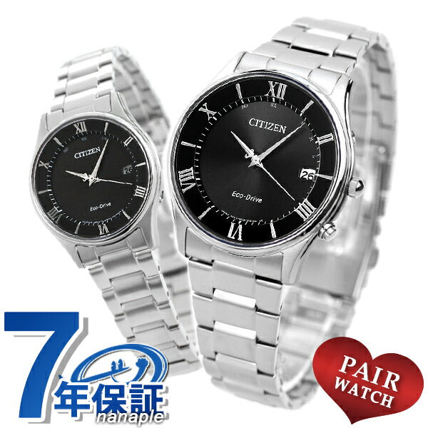 Pair Watch Citizen Watch Eco-Drive Radio Radio Solar Men&
