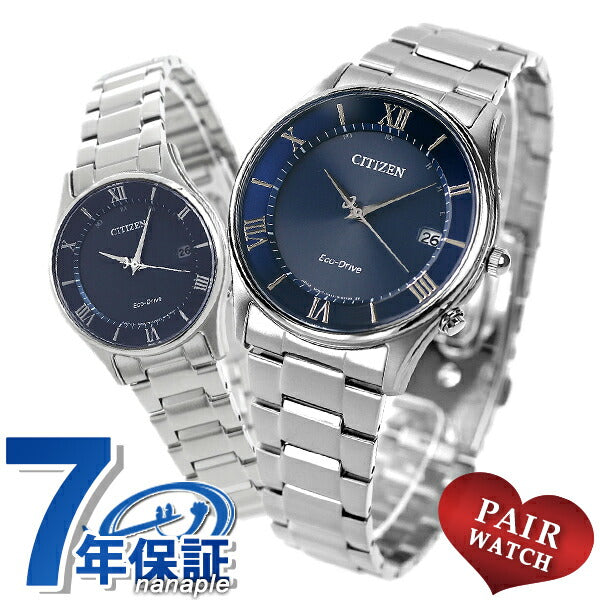 Pair Watch Citizen Watch Eco-Drive Radio Radio Solar Men&