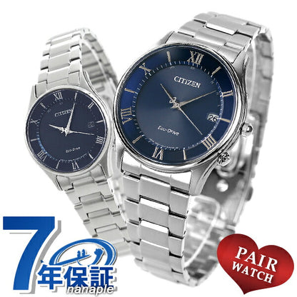 Pair Watch Citizen Watch Eco-Drive Radio Radio Solar Men&