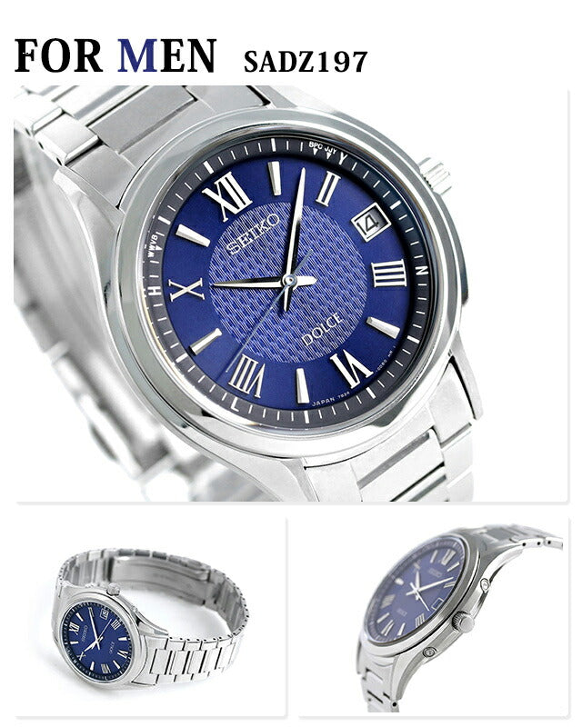 Pair watch Seiko Dolce &amp; Exceline Radio Solar Navy Watch Brand SEIKO pair-dolce11
