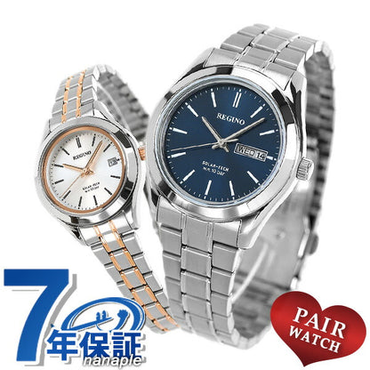 Pair Watch Citizen Reguno Solar Men&