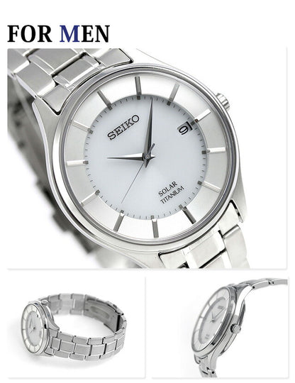 Pair watch Seiko solar watch titanium belt SEIKO watch pair-seiko13