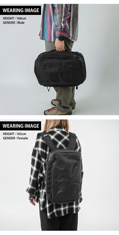 Patagonia 背包男式女式品牌 PATAGONIA Refugio 背包 30L 背包背囊书包徽标単色 47929 PATA-47929-BLK