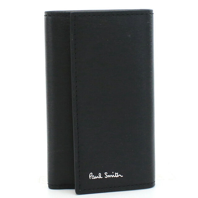 ポール・スミス 6連キーケース メンズ ブランド Paul Smith レザー イタリア M1A1981 BLACK ブラック 小物 PAUM1A1981141