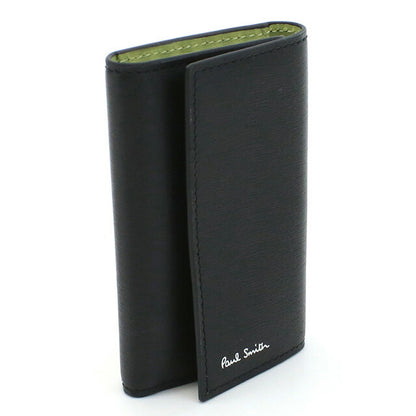ポール・スミス 6連キーケース メンズ ブランド Paul Smith レザー イタリア M1A1981 BLACK ブラック 小物 PAUM1A1981141