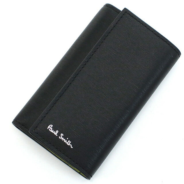ポール・スミス 6連キーケース メンズ ブランド Paul Smith レザー イタリア M1A1981 BLACK ブラック 小物 PAUM1A1981141
