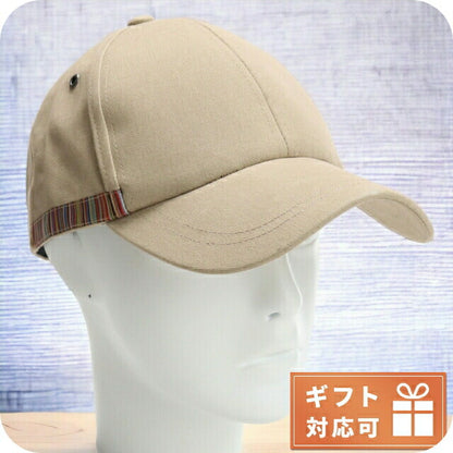 ポール・スミス キャップ メンズ コットン100% M1A385F BEIGE ベージュ系 小物 PAUM1A385FA011