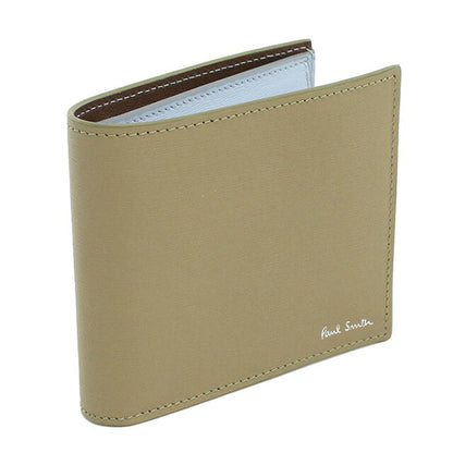 ポール・スミス 二折財布小銭入付き メンズ ブランド Paul Smith レザー M1A4833 カーキ 財布 PAUM1A4833351