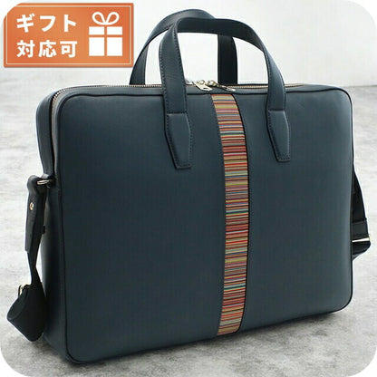 ポール・スミス ブリーフケース メンズ ブランド Paul Smith レザー タイ M1A6603 BLUE ブルー系 バッグ PAUM1A6603041