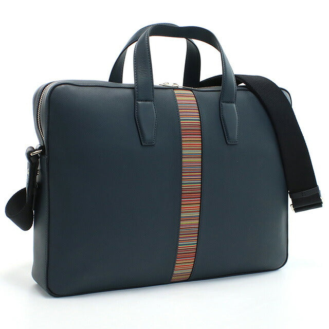 ポール・スミス ブリーフケース メンズ ブランド Paul Smith レザー タイ M1A6603 BLUE ブルー系 バッグ PAUM1A6603041