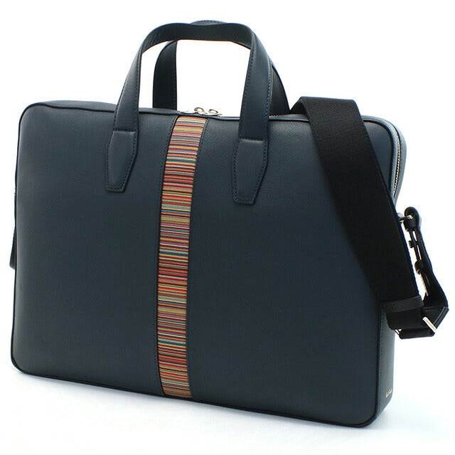 ポール・スミス ブリーフケース メンズ ブランド Paul Smith レザー タイ M1A6603 BLUE ブルー系 バッグ PAUM1A6603041