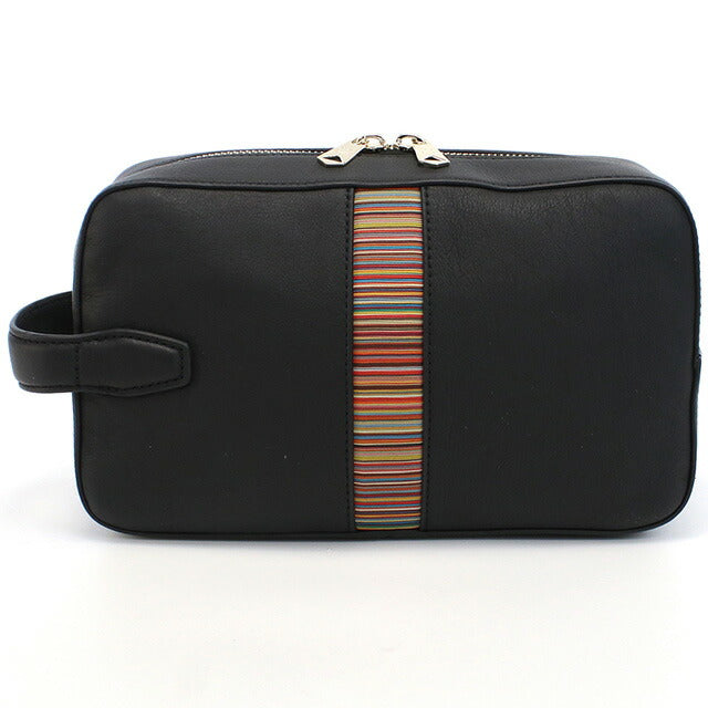 ポール・スミス セカンドバッグ メンズ ブランド Paul Smith レザー タイ M1A6606 BLACK ブラック バッグ PAUM1A6606021