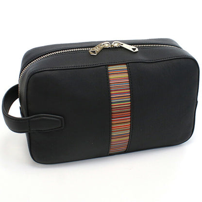 ポール・スミス セカンドバッグ メンズ ブランド Paul Smith レザー タイ M1A6606 BLACK ブラック バッグ PAUM1A6606021