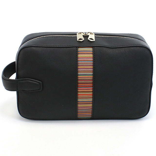 ポール・スミス セカンドバッグ メンズ ブランド Paul Smith レザー タイ M1A6606 BLACK ブラック バッグ PAUM1A6606021