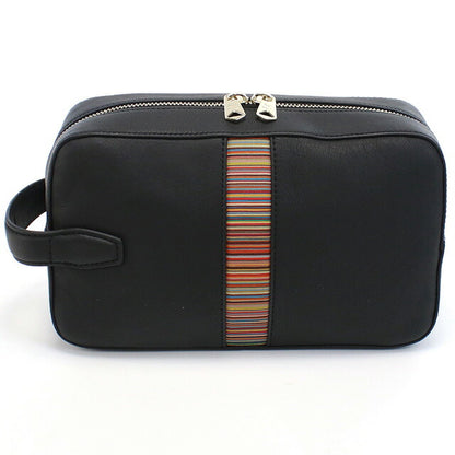 ポール・スミス セカンドバッグ メンズ ブランド Paul Smith レザー タイ M1A6606 BLACK ブラック バッグ PAUM1A6606021