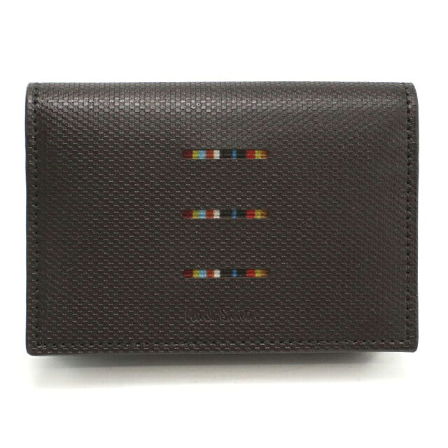 ポール・スミス 名刺入れ メンズ ブランド Paul Smith M1A6758 ブラウン PAUM1A6758021