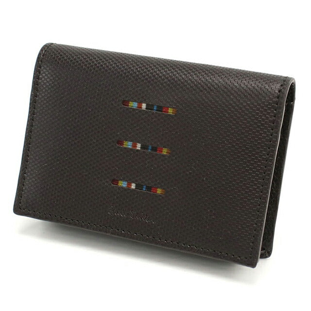 ポール・スミス 名刺入れ メンズ ブランド Paul Smith M1A6758 ブラウン PAUM1A6758021