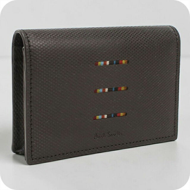ポール・スミス 名刺入れ メンズ ブランド Paul Smith M1A6758 ブラウン PAUM1A6758021