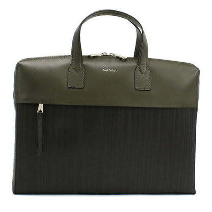 ポール・スミス ブリーフケース メンズ ブランド Paul Smith レザー タイ M1A7167 GREEN カーキ ブラック バッグ PAUM1A7167031