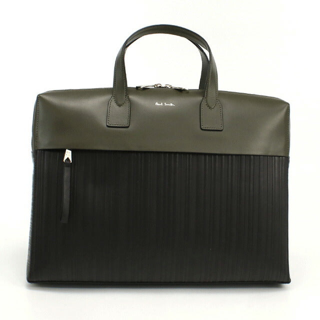 ポール・スミス ブリーフケース メンズ ブランド Paul Smith レザー タイ M1A7167 GREEN カーキ ブラック バッグ PAUM1A7167031