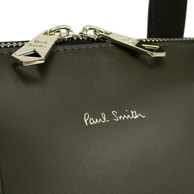 ポール・スミス ブリーフケース メンズ ブランド Paul Smith レザー タイ M1A7167 GREEN カーキ ブラック バッグ PAUM1A7167031