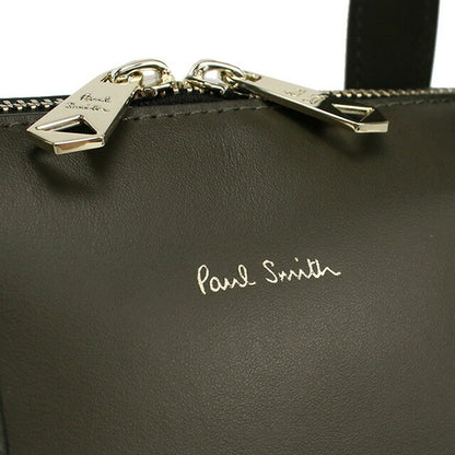 ポール・スミス ブリーフケース メンズ ブランド Paul Smith レザー タイ M1A7167 GREEN カーキ ブラック バッグ PAUM1A7167031