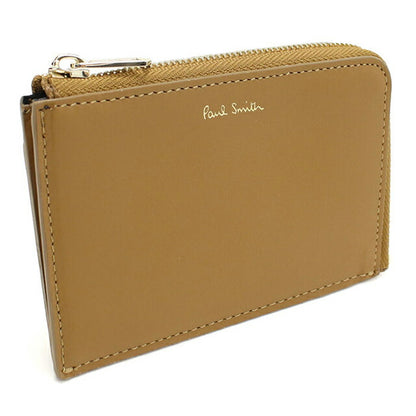 ポール・スミス コインケース コンパクト メンズ ブランド Paul Smith フラグメントケース レザー M1A8020 ベージュ PAUM1A8020021