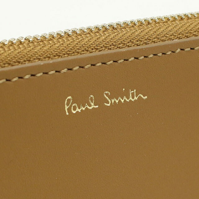 ポール・スミス コインケース コンパクト メンズ ブランド Paul Smith フラグメントケース レザー M1A8020 ベージュ PAUM1A8020021