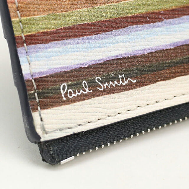 ポール・スミス コインケース コンパクト メンズ ブランド Paul Smith フラグメントケース レザー M1A8020 マルチカラー PAUM1A8020031